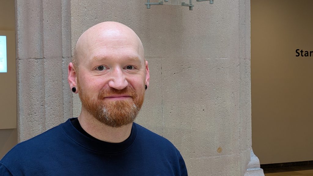 Bastian Thomas Röhm im Ulmer Rathaus