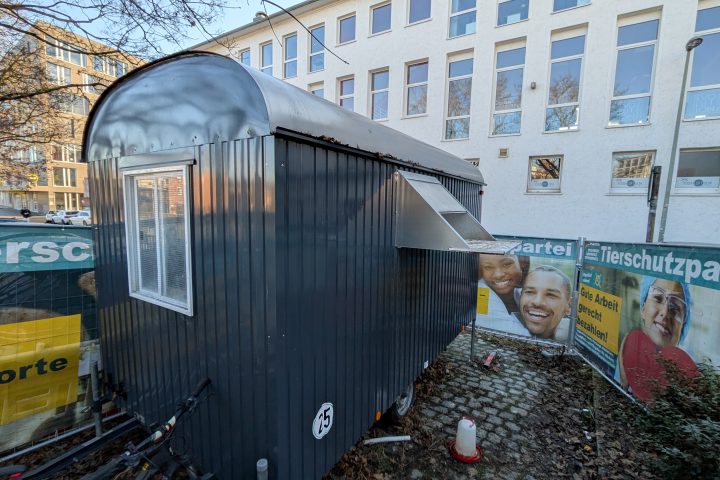 Taubenschlag der Tierschutzpartei in Ulm